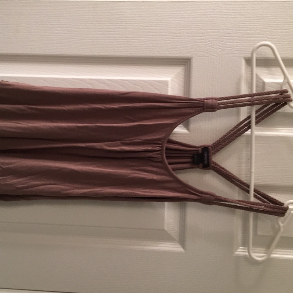light brown summer dress